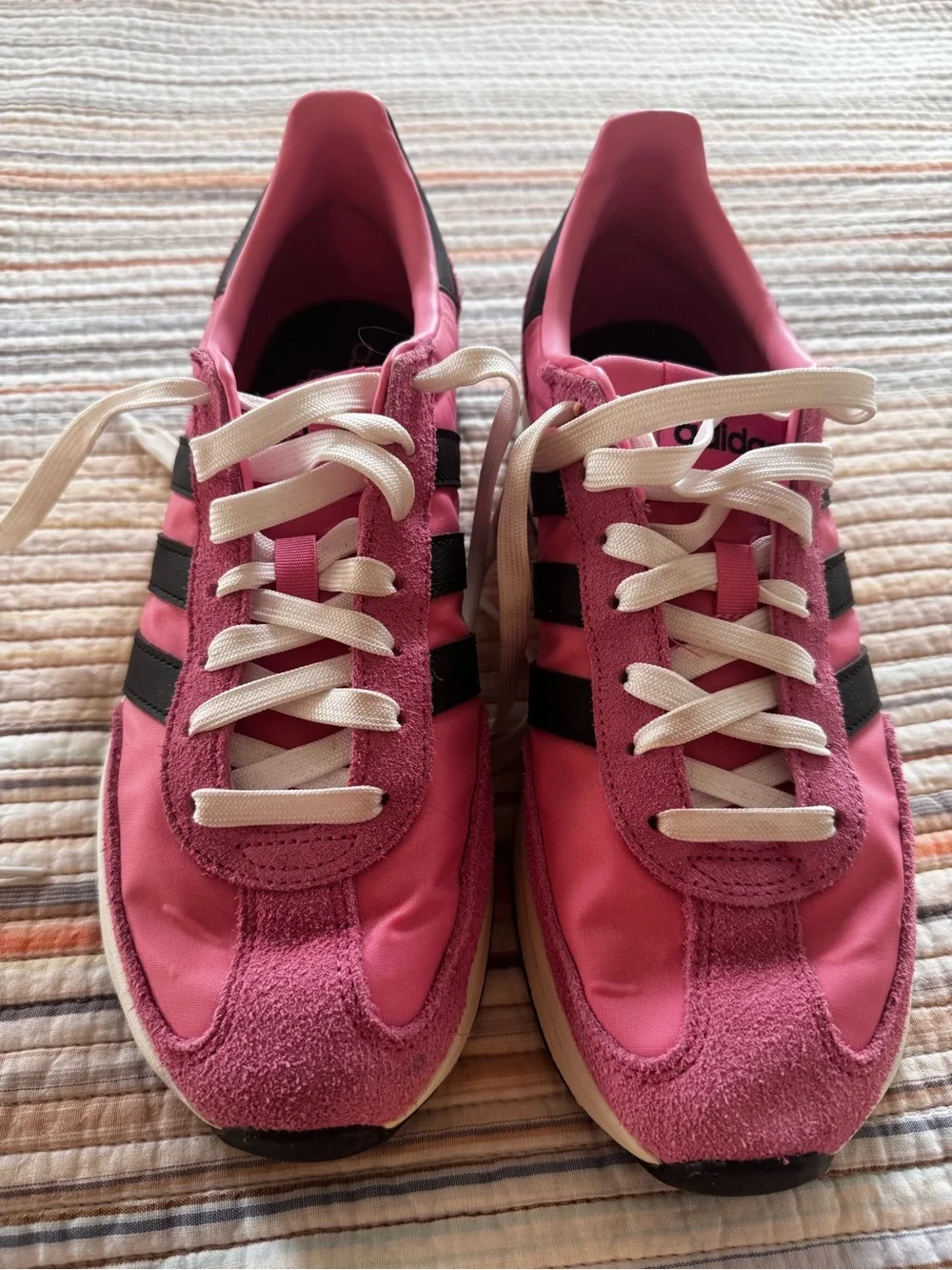 Adidas Women’s Pink Retro Runner Sneakers
